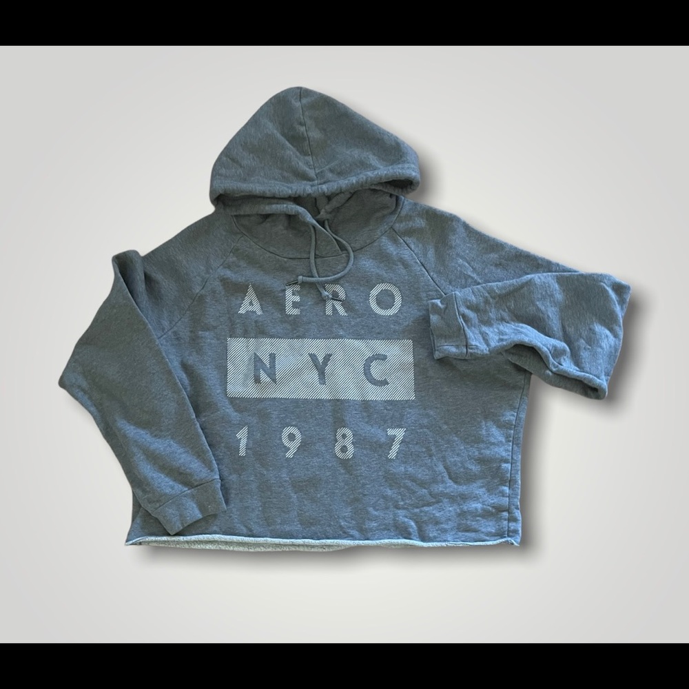AEROPOSTALE Womens XL Crop Hoodie EUC